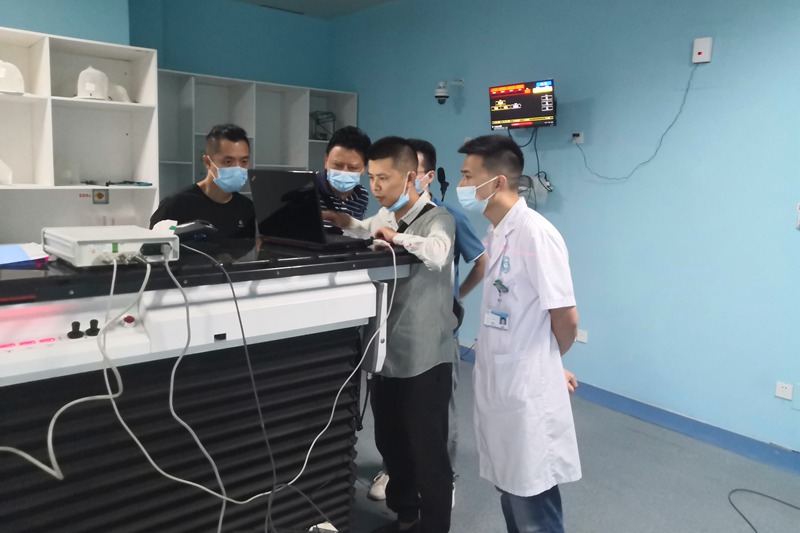 我院接受省疾控中心放射安全督查指导