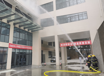 我院开展2022年度消防演练