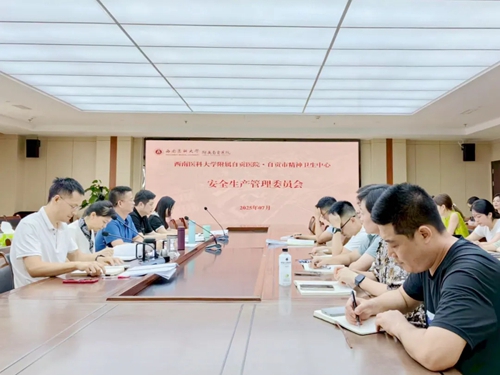 我院召开2025年第二次安全管理委员会会议