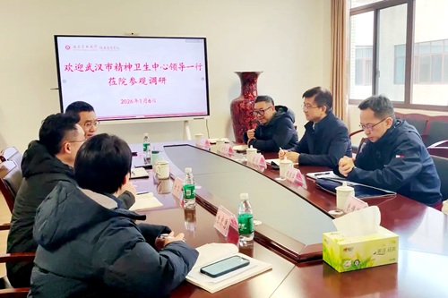 武汉市精神卫生中心莅临我院交流座谈